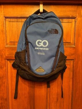 The North Face GO Anywhere Blue and Black Backpack
